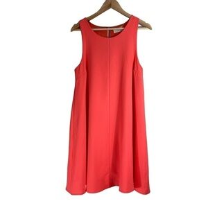 Everly Trapezoid Dress Vibrant Melon